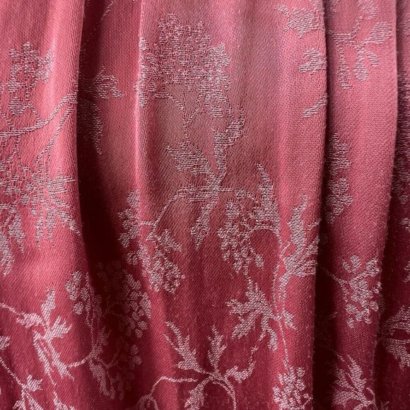 Current Air Pink Shirred Ruffle Elastic Waist Blouse Size M Pleated - Picture 14 of 16